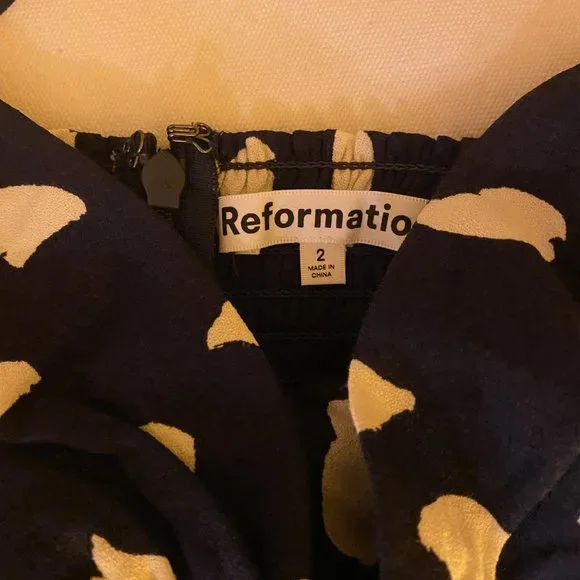 Reformation Aymeline Dress Splatter - Picture 8 of 9